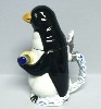 Bud Ice Penguin Character lidded stein - Right View