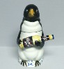 Bud Ice Penguin Character lidded stein - Front View
