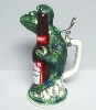 Louie the Lizard Character lidded stein - Right View