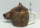 Grizzly Bear Character lidded stein - Right View