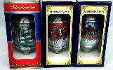 Budweiser 2003 through 2005 ornaments - Front View3-5