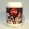 Coca-Cola Polar Bear with Santa stein