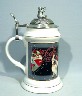 Coca-Cola Winter Bears lidded stein - Left View