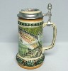 Rainbow Trout lidded stein - Right View
