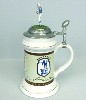 Johnny Unitas Baltimore Colts lidded stein - Right View