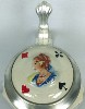 Card Player lidded stein - Top View