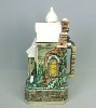 Winter Victorian House lidded stein - Right View