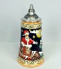 1993 Christmas lidded stein - Front View