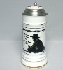 2002 Lone Star Beer lidded stein - Front View