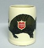 Lone Star Beer Armadillo stein - Front View