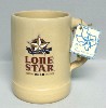 Lone Star Beer Hand Turned stein - Right View