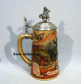 Details about   Miller High Life Birth of a Nation Second in a Series 1776 Tan Beer Stein NEW 