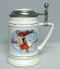 Miller Girl on the Moon lidded stein - Right View