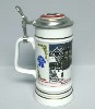 2001 Pabst Craftsman lidded stein - Left View