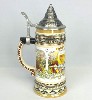 2005 Pabst Mansion lidded stein - Left View