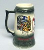 1988 Pabst Holiday stein - Left View