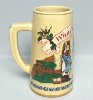 1990 Pabst Holiday stein - Left View