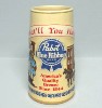 1990 Pabst Holiday stein - Front View