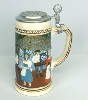 1998 Pabst Old World lidded stein - Right View
