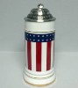 Stars & Stripes lidded stein - Front View