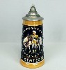 USA lidded stein - Front View