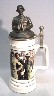 George S. Patton lidded stein - Right View
