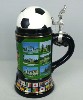 2014 Germany World Cup Soccer lidded stein - Right View