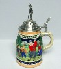 Golf lidded stein - Right View