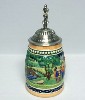 Golf lidded stein - Front View