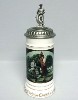 Golf Down the Middle lidded stein - Front View