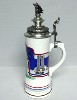 Statue of Liberty lidded stein - Right View