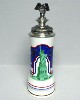 Statue of Liberty lidded stein - Front View