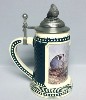 Quail Unlimited California Trio lidded stein - Left View