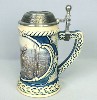 Whitetails Last Glance at Trails End lidded stein - Right View