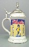 Mr Peanut Thru the Years stein - Left View