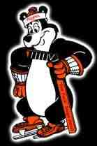 THE HAMM'S BEAR IN HIS ICE HOCKEY OUTFIT
