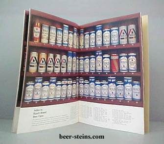 Anheuser Busch Budweiser beer cans reference book