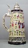 Busch Gardens Festival lidded stein - Left View
