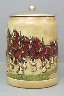 1980 Holiday lidded stein - Green Cases