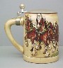 1980 Holiday lidded stein - Green Cases - Left View
