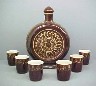 Canteen Decanter Set with 6 cups