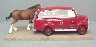 Budweiser Clydesdales Official Horseshoer figurine - Back View
